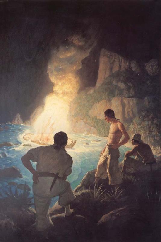 NC Wyeth She Makes a Grand Light